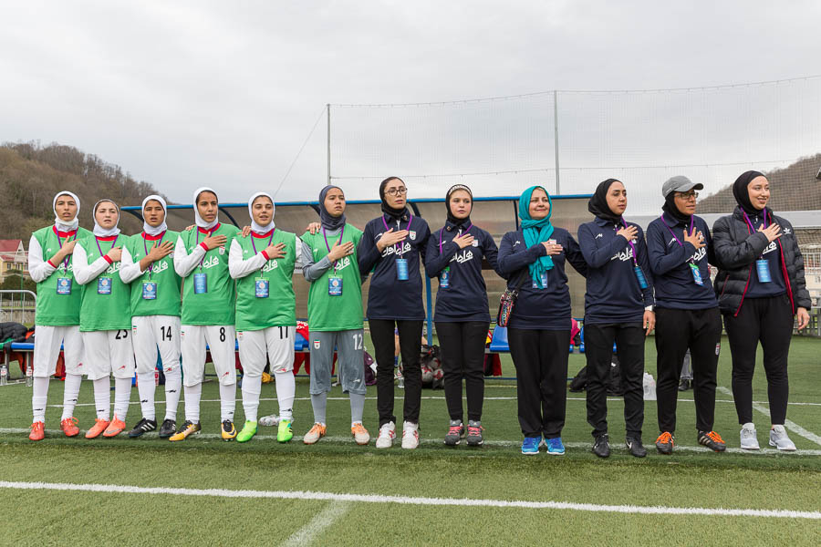 تصاویر حضور تیم فوتبال جوانان دختر ایران در تورنمنت روسیه 2018