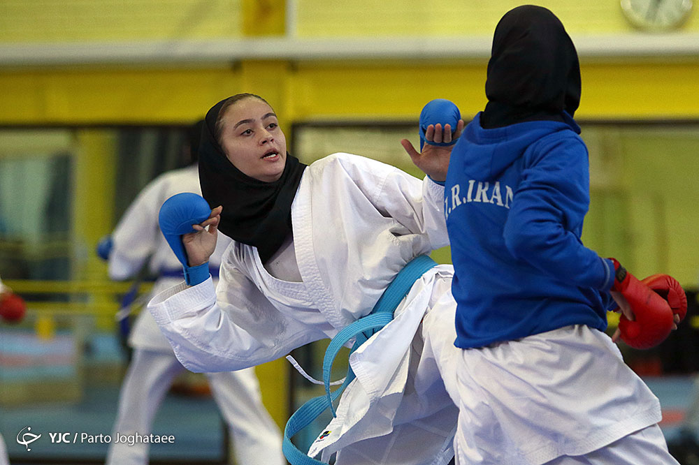 ویدئو تمرین دختران کاراته کا در المپیک جوانان آرژانتین