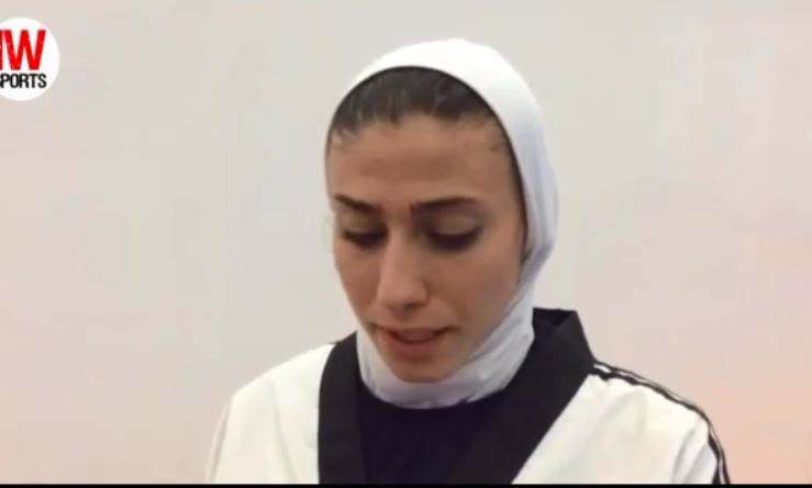 ویدئو نظرات ناهید کیانی پس از نقره تکواندو بازی های آسیایی