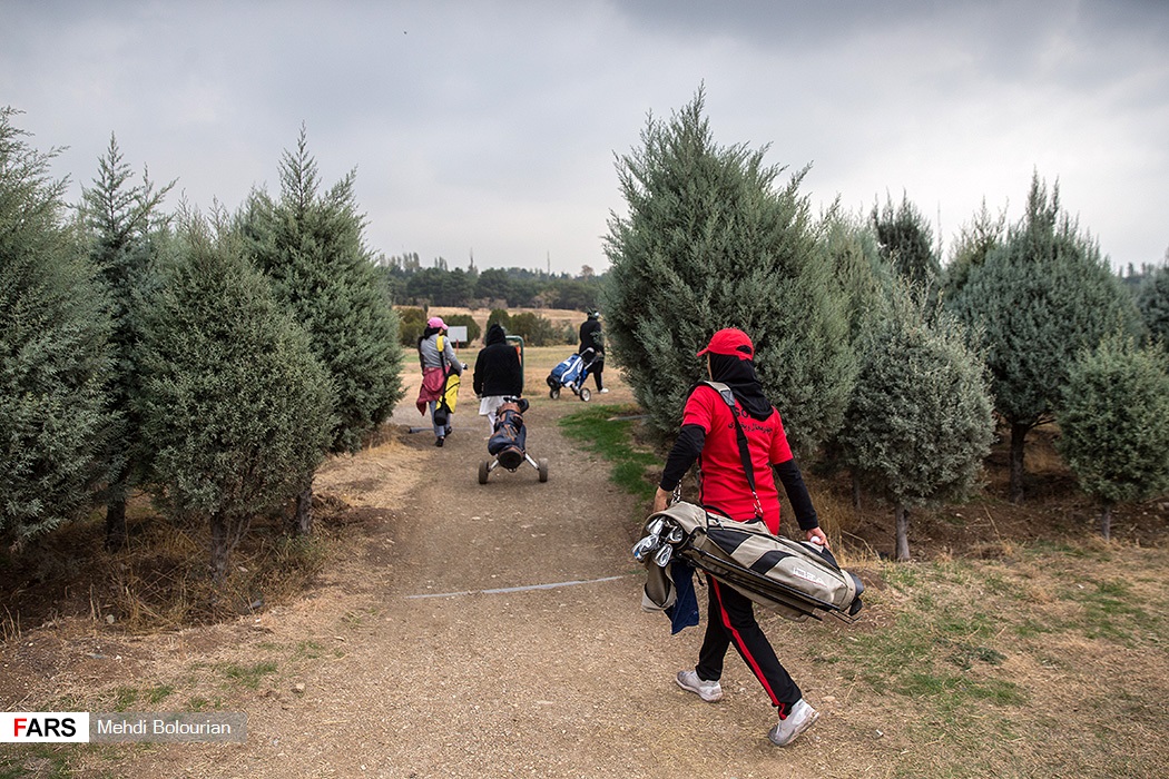 گزارش تصویری مسابقات گلف بانوان کشور در تهران