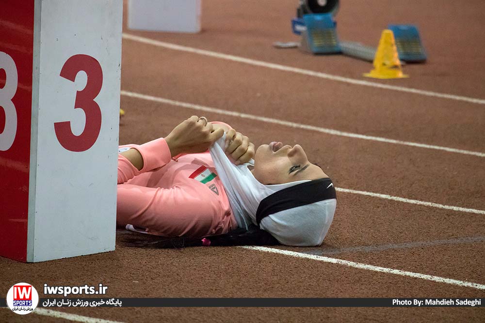 گزارش تصویری مسابقات دو و میدانی داخل سالن بانوان کشور