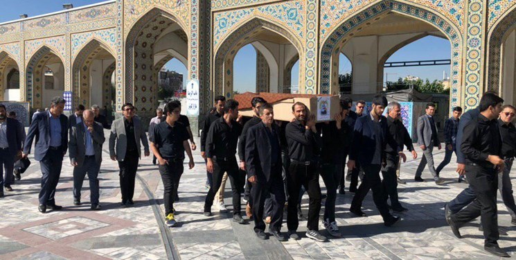 برگزاری مراسم تشییع پیکر بانوی افتخارآفرین ایران| راضیه شیرمحمدی به خاک سپرده شد