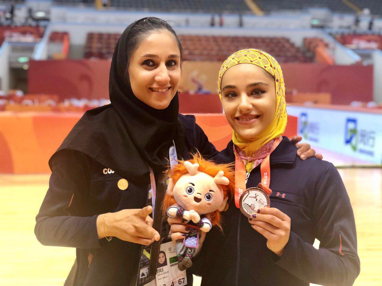 نظرات زهرا کیانی پس از کسب برنز جهانی تالو | فاصله ام با نقره جهان 3 هزارم امتیاز بود!