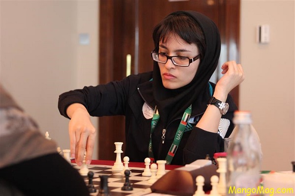 غزل حکیمی فرد شطرنج باز ایرانی با پرچم سوییس مسابقه می‌دهد