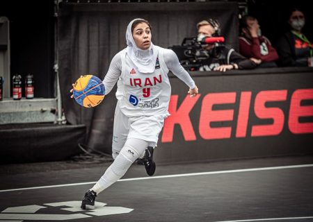 شکست تیم بسکتبال سه نفره دختران ایران برابر نیوزیلند