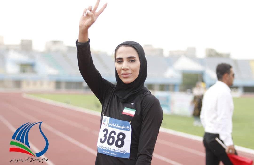 مریم محبی صاحب مدال برنز مسابقات دوومیدانی ترکیه شد