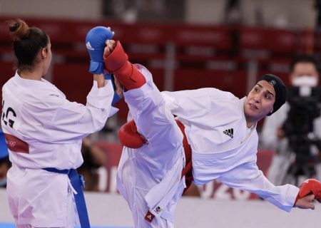 المپیک توکیو | حمیده عباسعلی لنگ لنگان از المپیک حذف شد