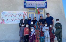 افتتاح مدرسه نجمه خدمتی در روستای محروم از توابع نهبندان