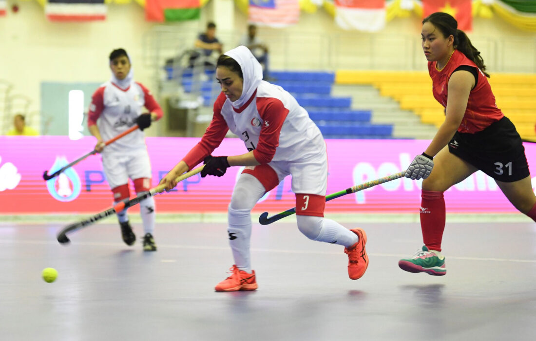 هاکی سالنی دختران به نیمهنهایی نرسید