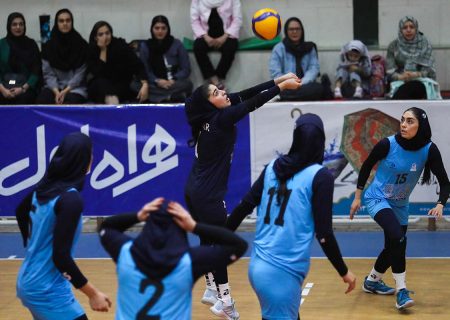 سومین پیروزی هوران در لیگ والیبال زنان