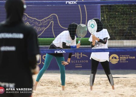 تصاویر | رقابت‌های تنیس ساحلی زنان